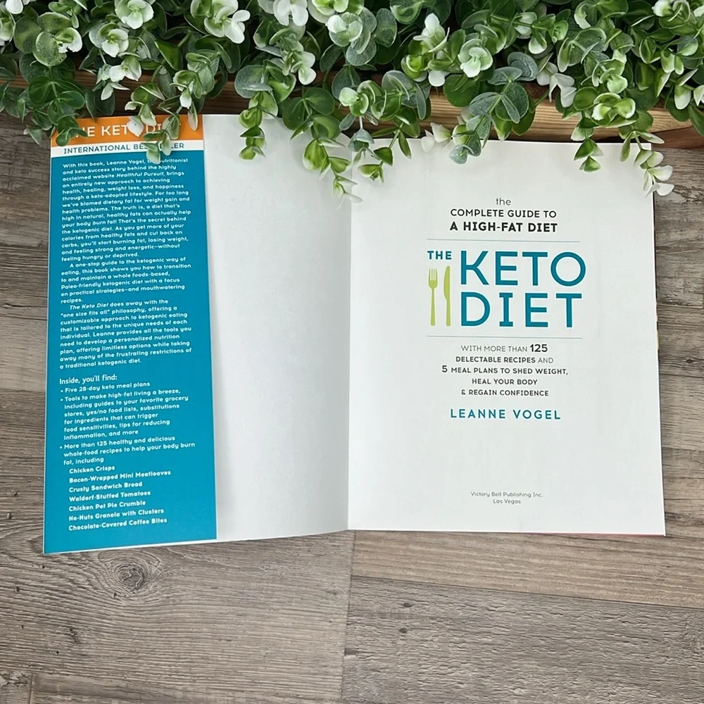 The Keto Diet: The Complete Guide to A High-Fat Diet Book by Leanne Vogel